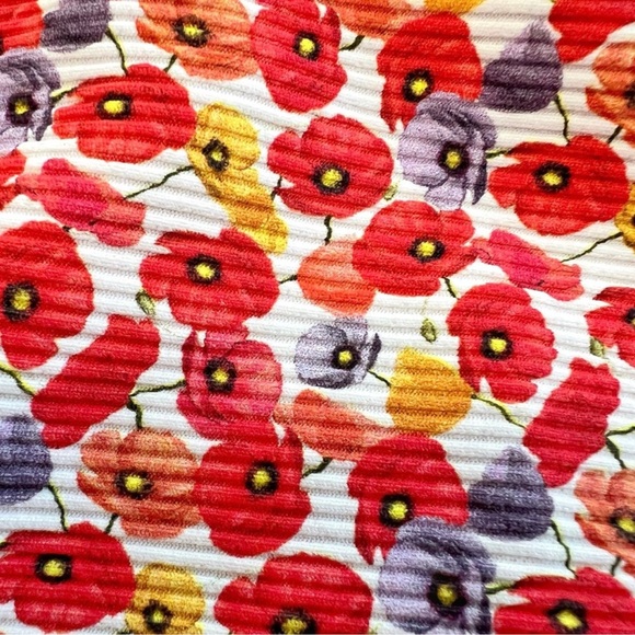 NWT WET SWIMWEAR Bexy One Piece Ruffle Poppy Floral Textured Swimsuit - Picture 12 of 17